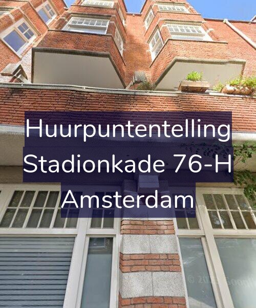 Foto gevel Huurpuntentelling voor Stadionkade 76-H, Amsterdam