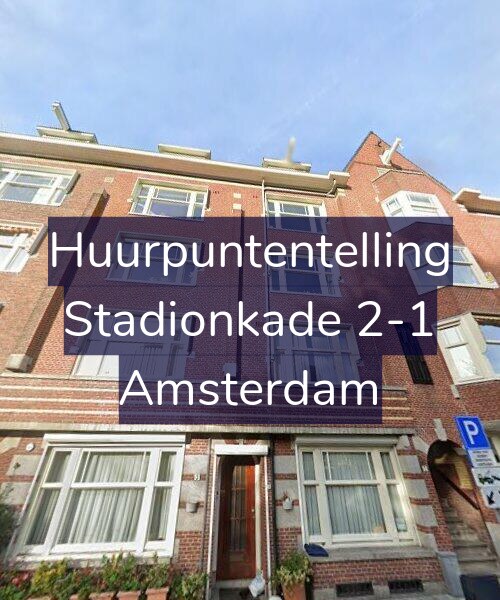 Foto gevel Huurpuntentelling voor Stadionkade 2-1, Amsterdam