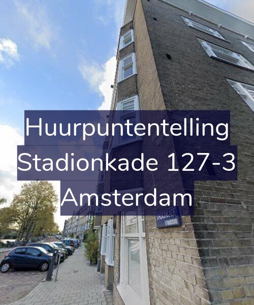 Foto gevel Huurpuntentelling voor Stadionkade 127-3, Amsterdam
