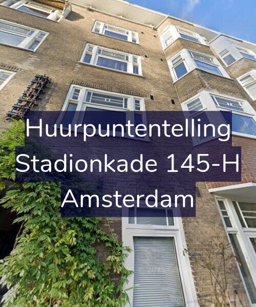 Foto gevel Huurpuntentelling voor Stadionkade 145-H, Amsterdam