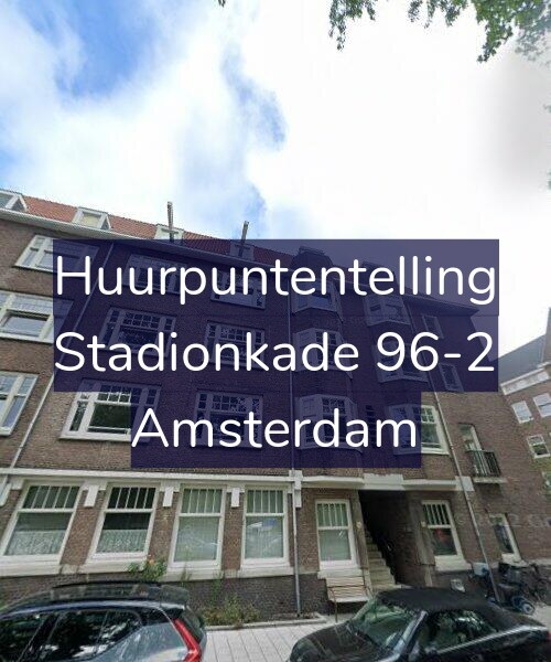 Foto gevel Huurpuntentelling voor Stadionkade 96-2, Amsterdam