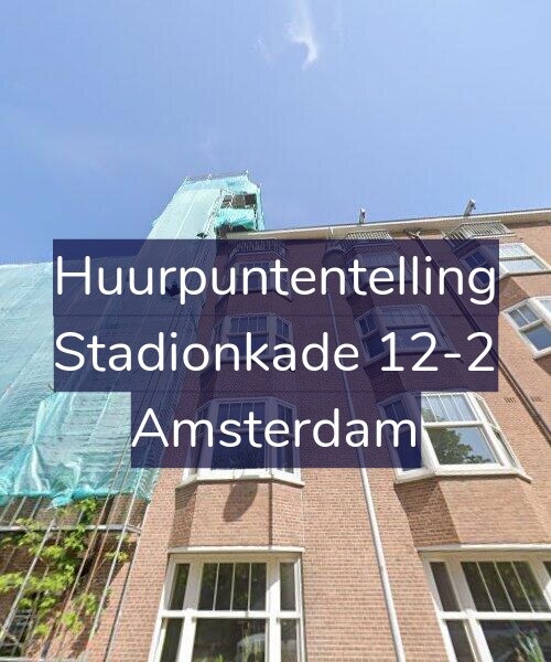 Foto gevel Huurpuntentelling voor Stadionkade 12-2, Amsterdam