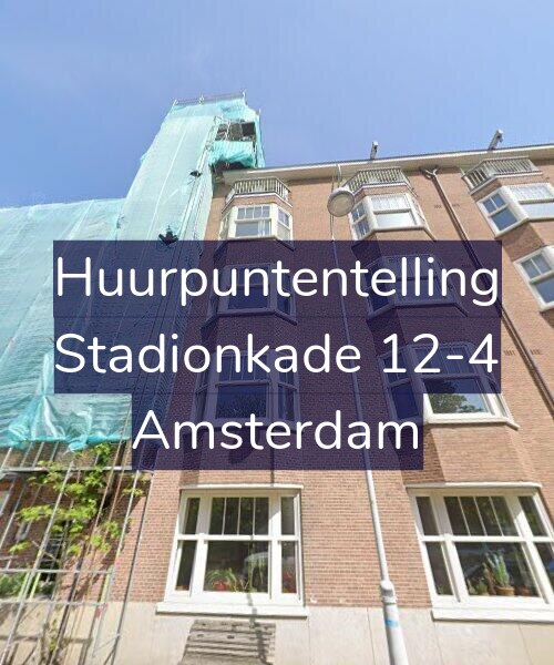 Foto gevel Huurpuntentelling voor Stadionkade 12-4, Amsterdam