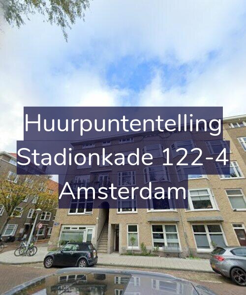 Foto gevel Huurpuntentelling voor Stadionkade 122-4, Amsterdam