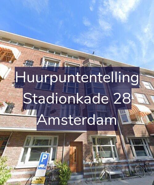 Foto gevel Huurpuntentelling voor Stadionkade 28, Amsterdam