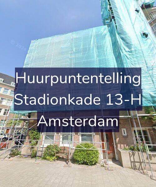 Foto gevel Huurpuntentelling voor Stadionkade 13-H, Amsterdam