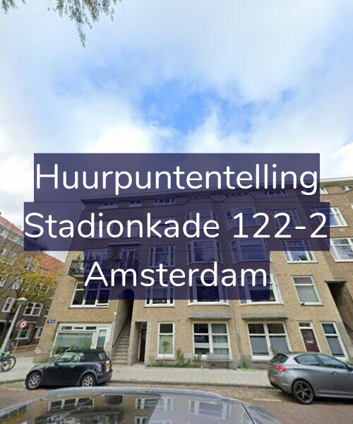 Foto gevel Huurpuntentelling voor Stadionkade 122-2, Amsterdam
