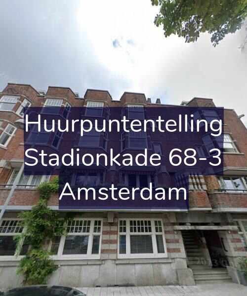 Foto gevel Huurpuntentelling voor Stadionkade 68-3, Amsterdam