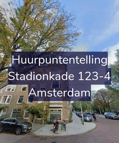 Foto gevel Huurpuntentelling voor Stadionkade 123-4, Amsterdam