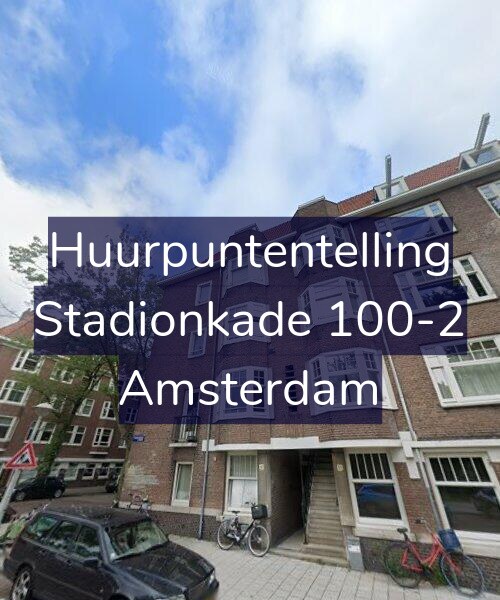 Foto gevel Huurpuntentelling voor Stadionkade 100-2, Amsterdam