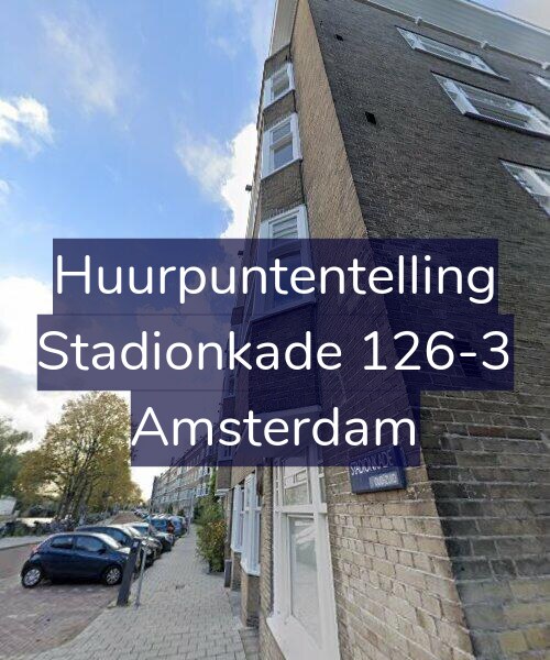 Foto gevel Huurpuntentelling voor Stadionkade 126-3, Amsterdam