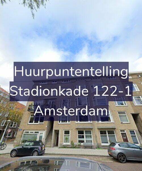 Foto gevel Huurpuntentelling voor Stadionkade 122-1, Amsterdam