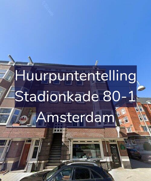 Foto gevel Huurpuntentelling voor Stadionkade 80-1, Amsterdam