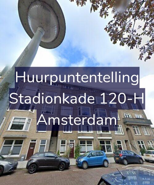 Foto gevel Huurpuntentelling voor Stadionkade 120-H, Amsterdam
