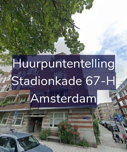 Foto gevel Huurpuntentelling voor Stadionkade 67-H, Amsterdam