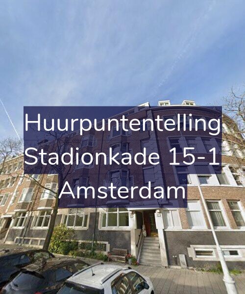 Foto gevel Huurpuntentelling voor Stadionkade 15-1, Amsterdam