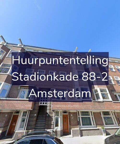 Foto gevel Huurpuntentelling voor Stadionkade 88-2, Amsterdam