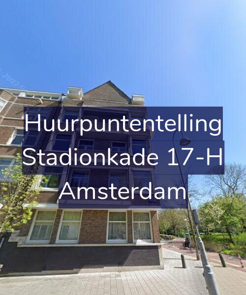 Foto gevel Huurpuntentelling voor Stadionkade 17-H, Amsterdam