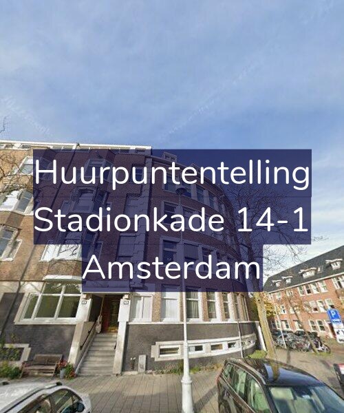 Foto gevel Huurpuntentelling voor Stadionkade 14-1, Amsterdam