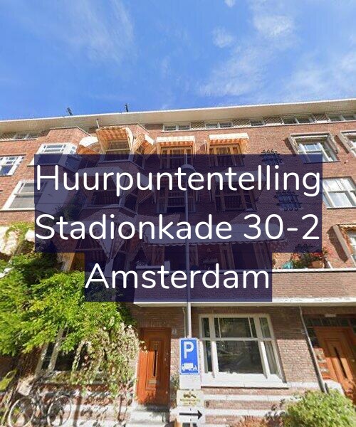 Foto gevel Huurpuntentelling voor Stadionkade 30-2, Amsterdam