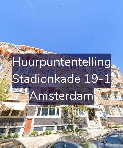 Foto gevel Huurpuntentelling voor Stadionkade 19-1, Amsterdam