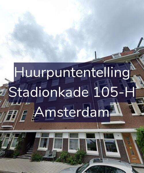 Foto gevel Huurpuntentelling voor Stadionkade 105-H, Amsterdam