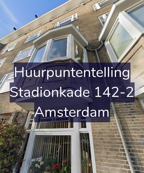 Foto gevel Huurpuntentelling voor Stadionkade 142-2, Amsterdam