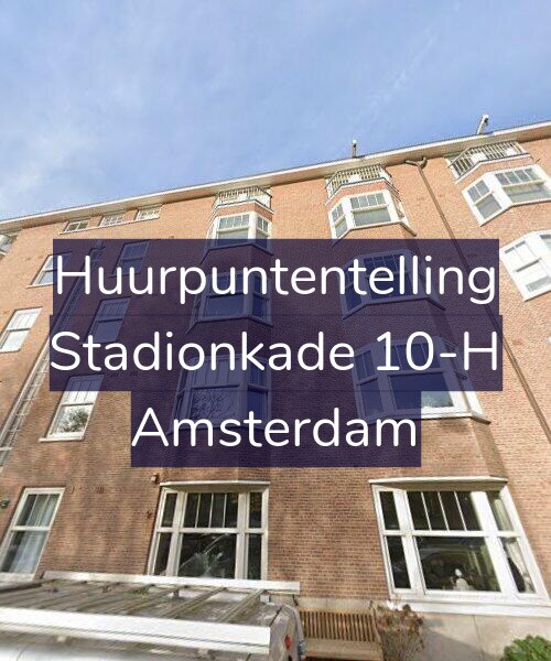 Foto gevel Huurpuntentelling voor Stadionkade 10-H, Amsterdam