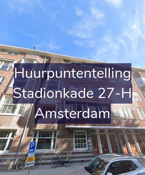 Foto gevel Huurpuntentelling voor Stadionkade 27-H, Amsterdam