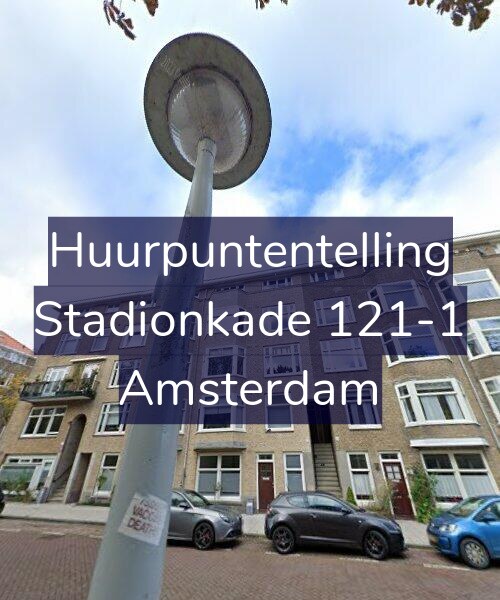 Foto gevel Huurpuntentelling voor Stadionkade 121-1, Amsterdam