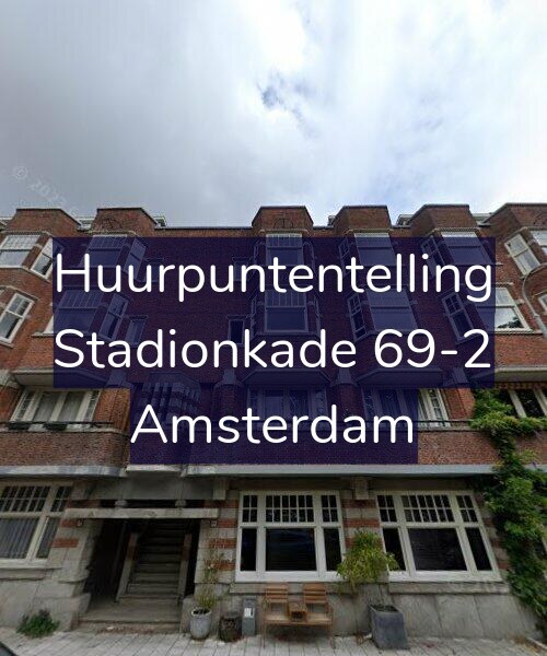 Foto gevel Huurpuntentelling voor Stadionkade 69-2, Amsterdam