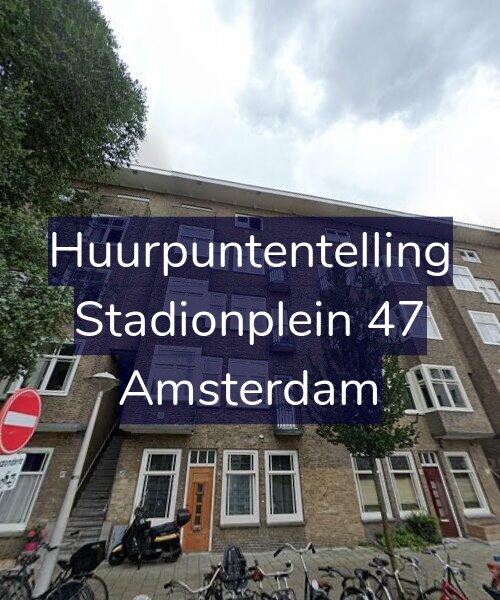 Foto gevel Huurpuntentelling voor Stadionplein 47, Amsterdam