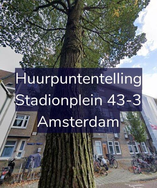 Foto gevel Huurpuntentelling voor Stadionplein 43-3, Amsterdam