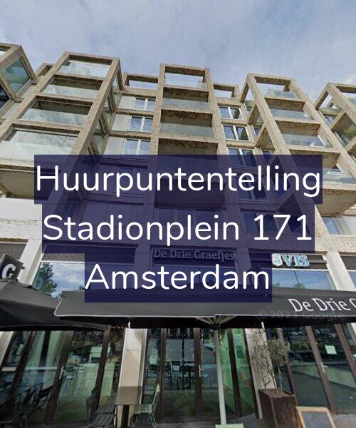 Foto gevel Huurpuntentelling voor Stadionplein 171, Amsterdam