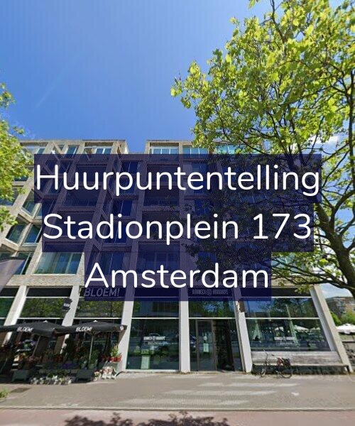 Foto gevel Huurpuntentelling voor Stadionplein 173, Amsterdam