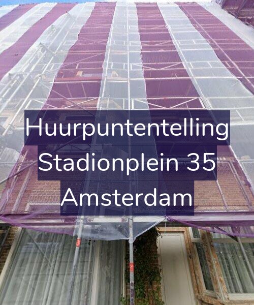 Foto gevel Huurpuntentelling voor Stadionplein 35, Amsterdam