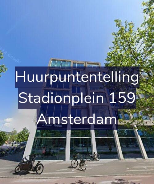 Foto gevel Huurpuntentelling voor Stadionplein 159, Amsterdam
