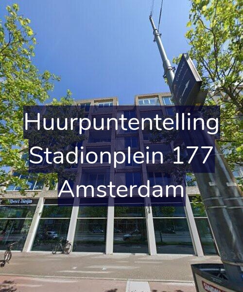 Foto gevel Huurpuntentelling voor Stadionplein 177, Amsterdam