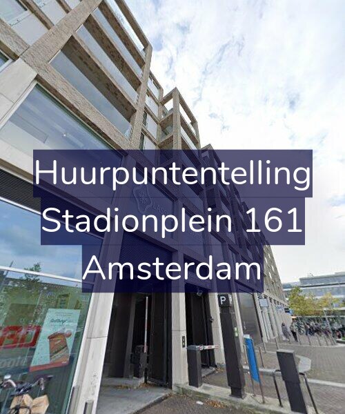 Foto gevel Huurpuntentelling voor Stadionplein 161, Amsterdam