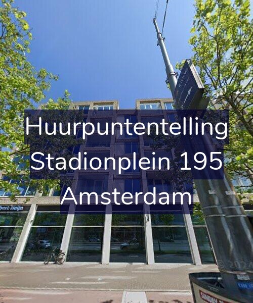 Foto gevel Huurpuntentelling voor Stadionplein 195, Amsterdam