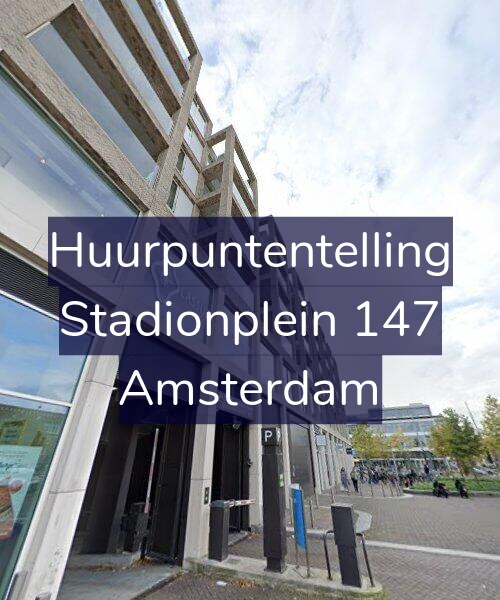 Foto gevel Huurpuntentelling voor Stadionplein 147, Amsterdam