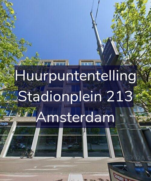Foto gevel Huurpuntentelling voor Stadionplein 213, Amsterdam