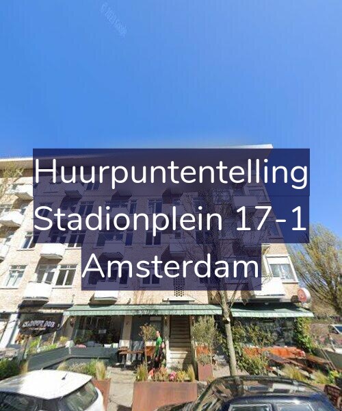Foto gevel Huurpuntentelling voor Stadionplein 17-1, Amsterdam