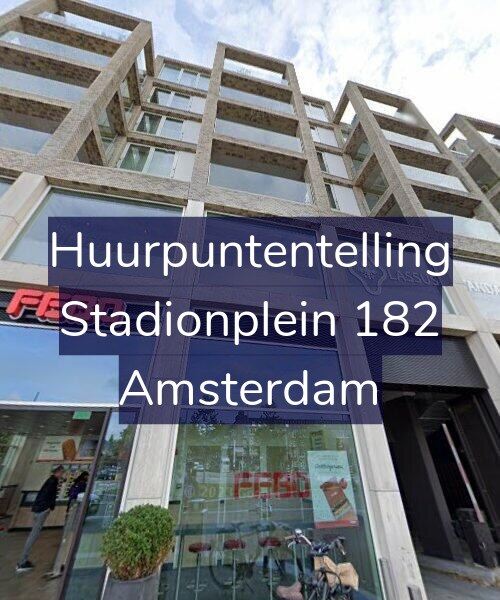 Foto gevel Huurpuntentelling voor Stadionplein 182, Amsterdam