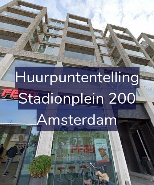 Foto gevel Huurpuntentelling voor Stadionplein 200, Amsterdam