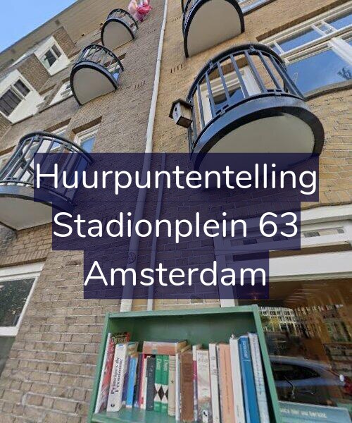 Foto gevel Huurpuntentelling voor Stadionplein 63, Amsterdam