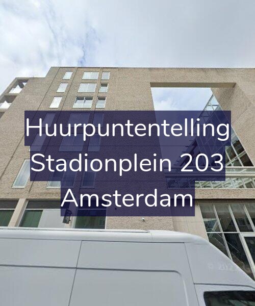 Foto gevel Huurpuntentelling voor Stadionplein 203, Amsterdam