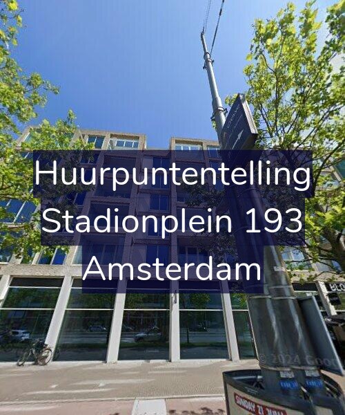 Foto gevel Huurpuntentelling voor Stadionplein 193, Amsterdam