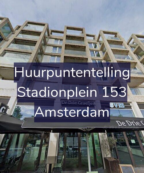 Foto gevel Huurpuntentelling voor Stadionplein 153, Amsterdam