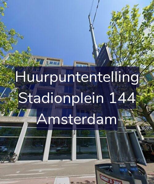 Foto gevel Huurpuntentelling voor Stadionplein 144, Amsterdam